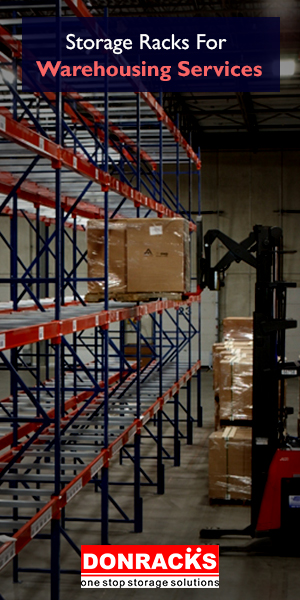 An Image of Huge Industrial Warehouse With Storage Racks and Loaders For Organizing Goods.